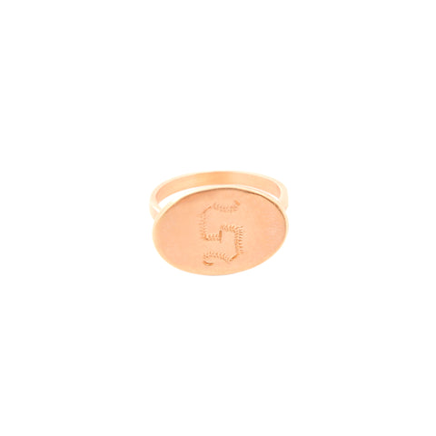 Monogram S Ring