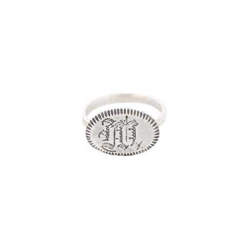 Monogram M Ring