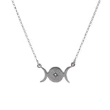 Triple Moon Necklace