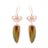 Red Tiger Beetle Earrings