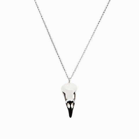 Bird skull necklace