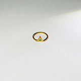 Triangle enamel rings